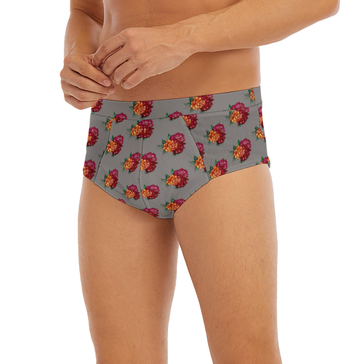 All-Over Print Men's Triangle Low-rise Underwear