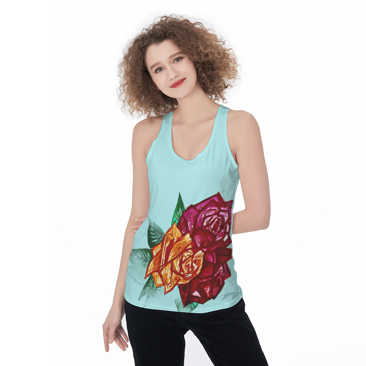 All-Over Print Women's Racerback Tank Top