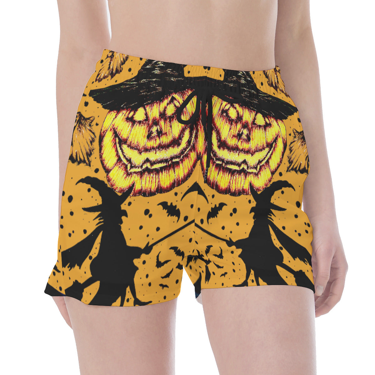 All Over Print Wide Waistband Sport Shorts