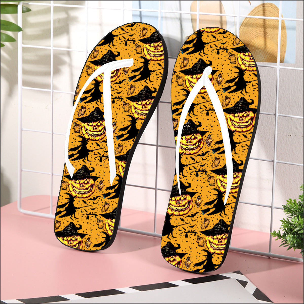 All-Over Print Men's Flip Flops