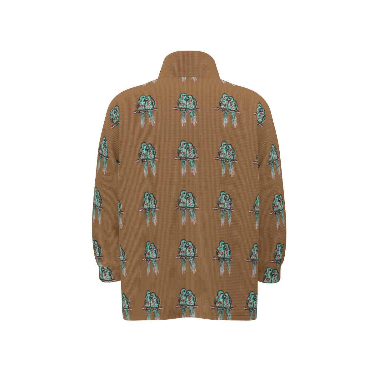 All-Over Print Unisex Stand Collar Zipped Jacket