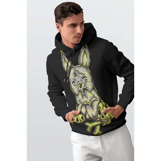 All-Over Print Men's Thicken Pullover Hoodie