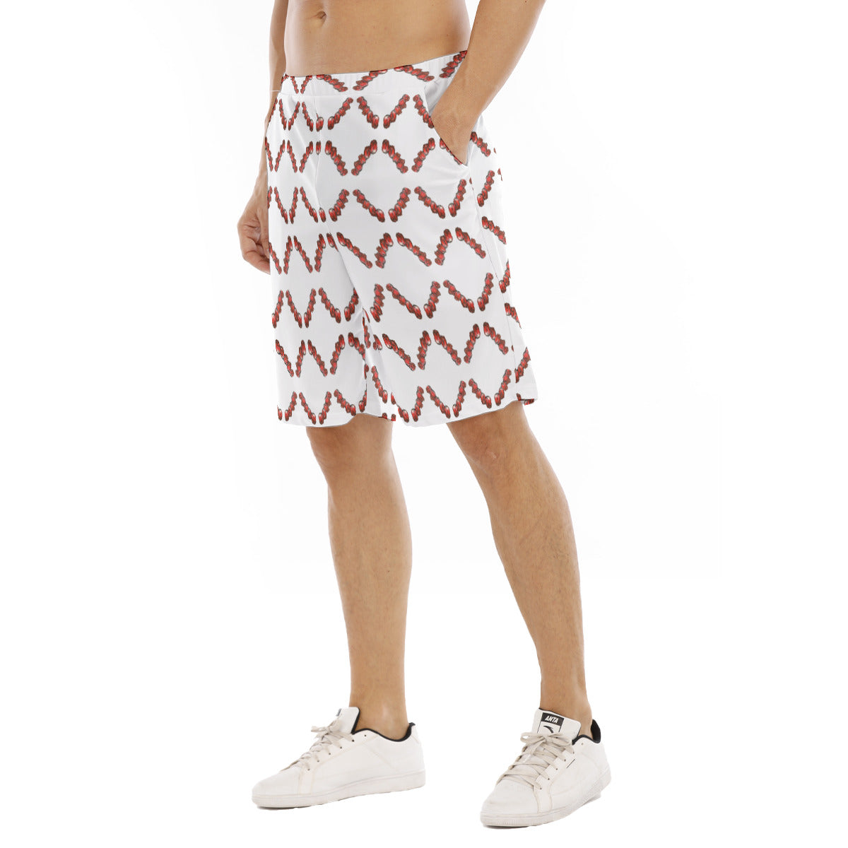 All-Over Print Men's Flat Shorts