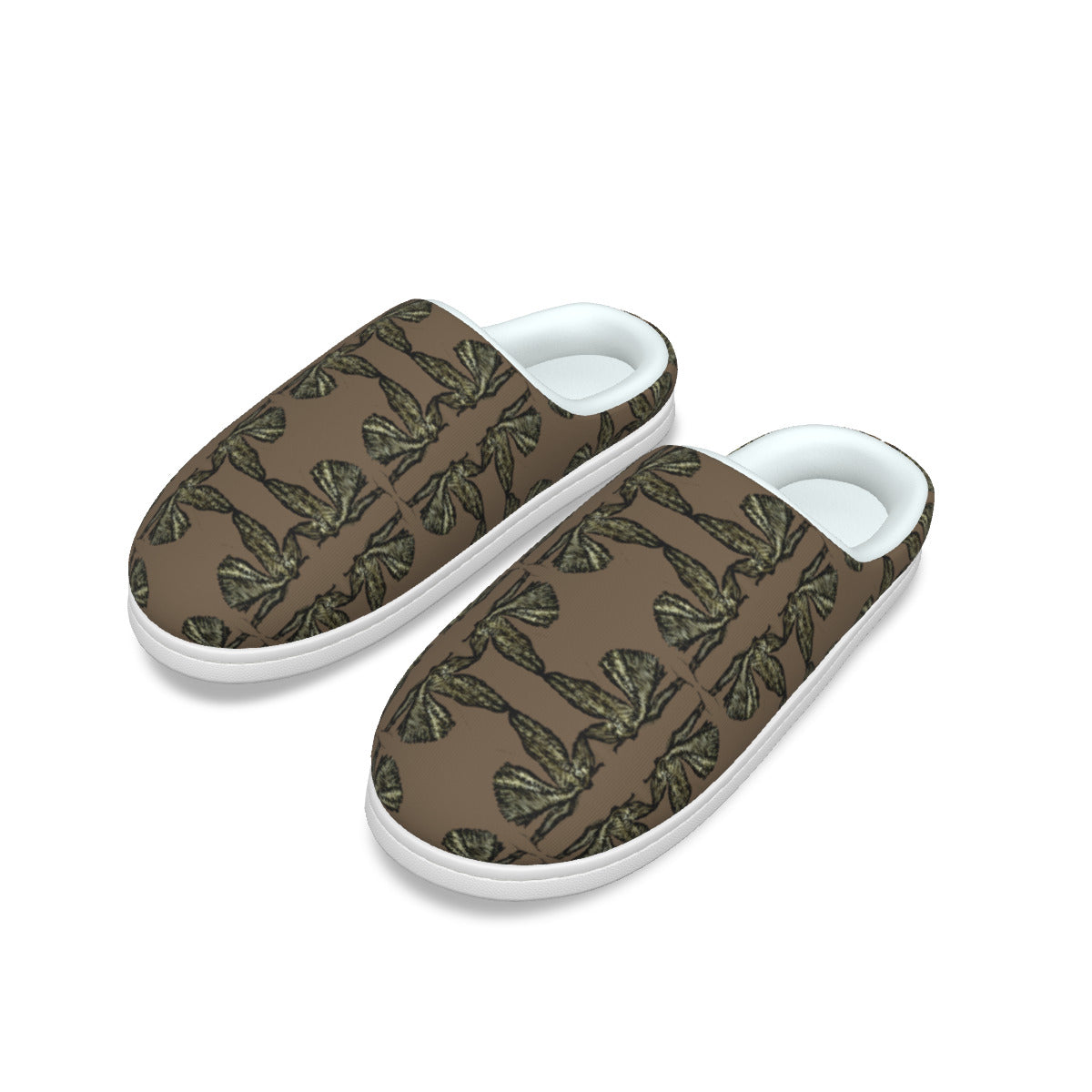 All-Over Print Men's Plush Slippers