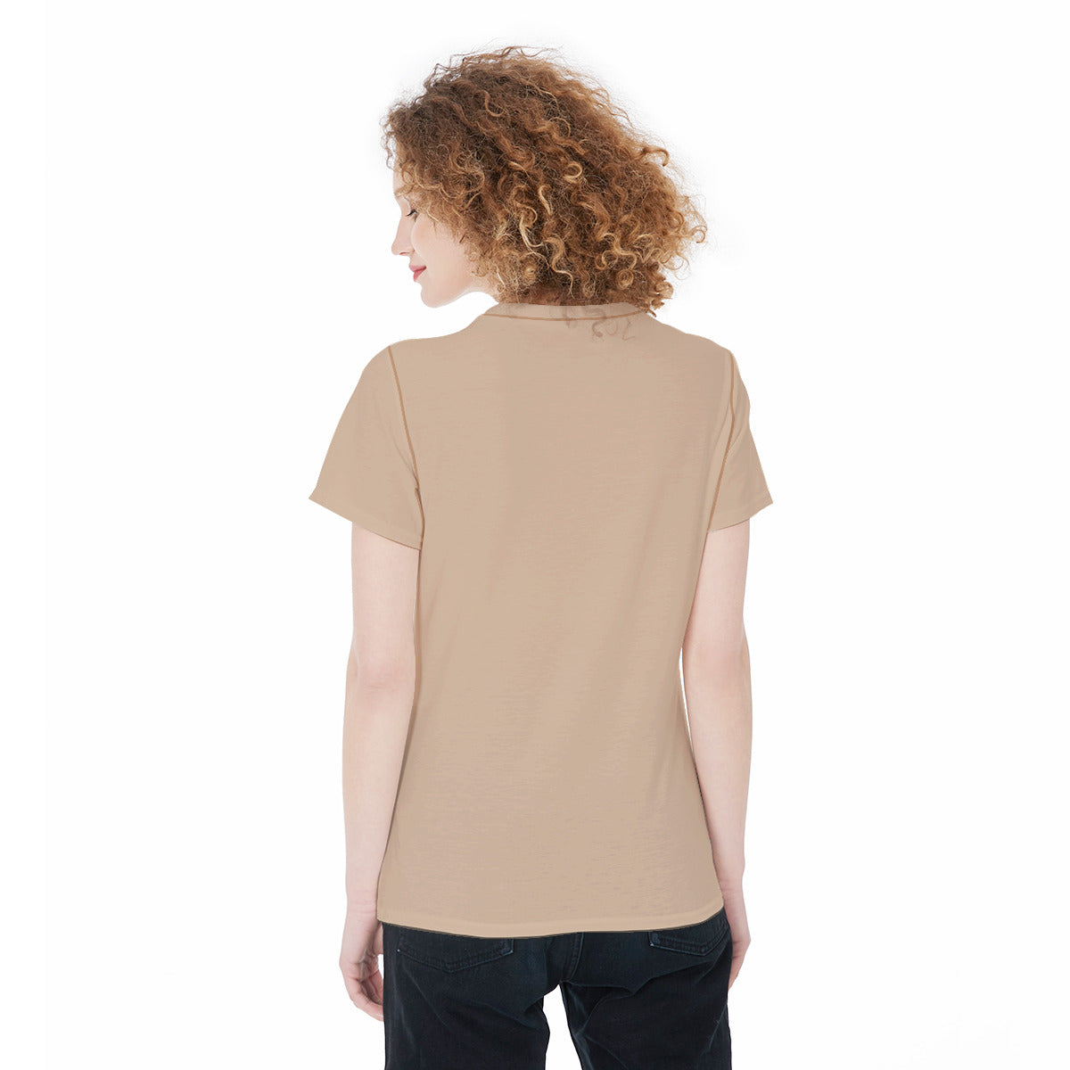 All-Over Print Round Neck T-Shirt