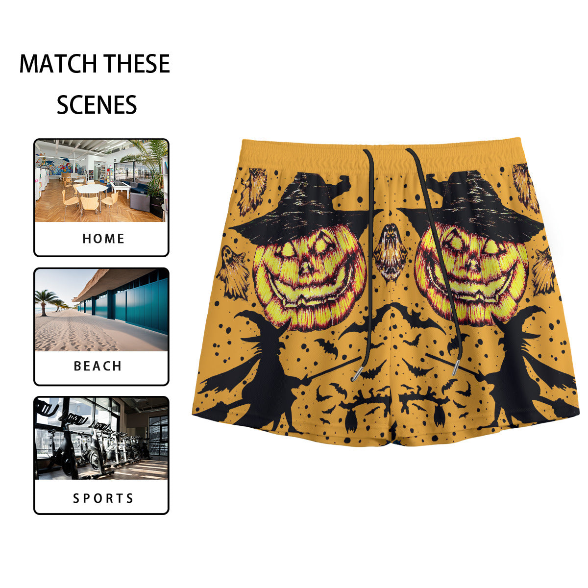 All-Over Print Men's Mesh Shorts