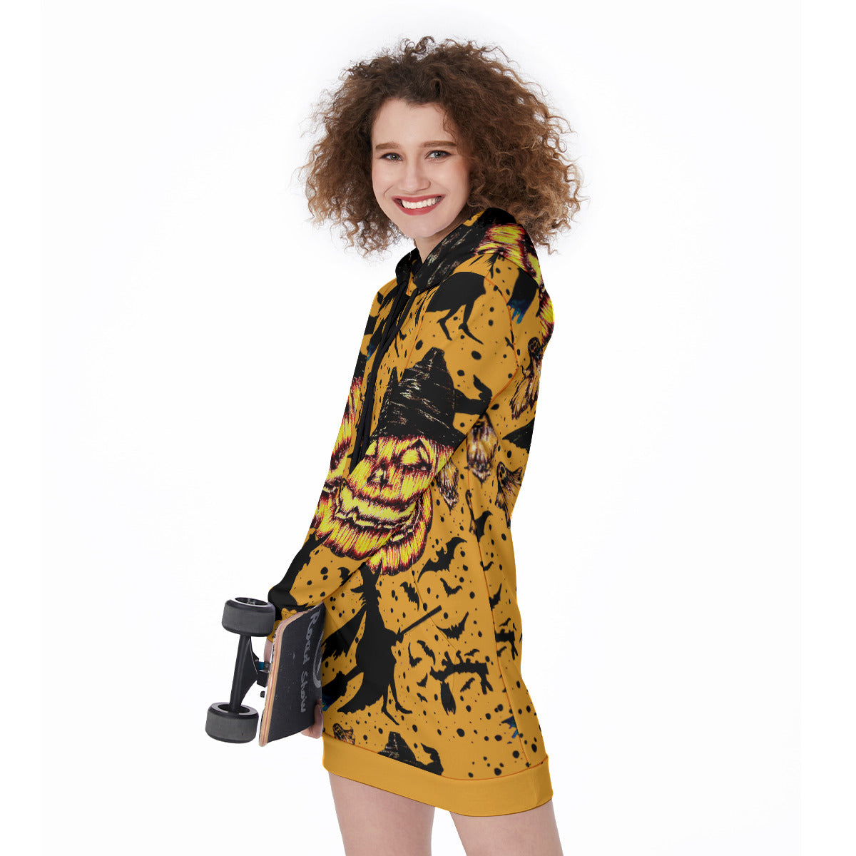 All-Over Print Women's Long Hoodie