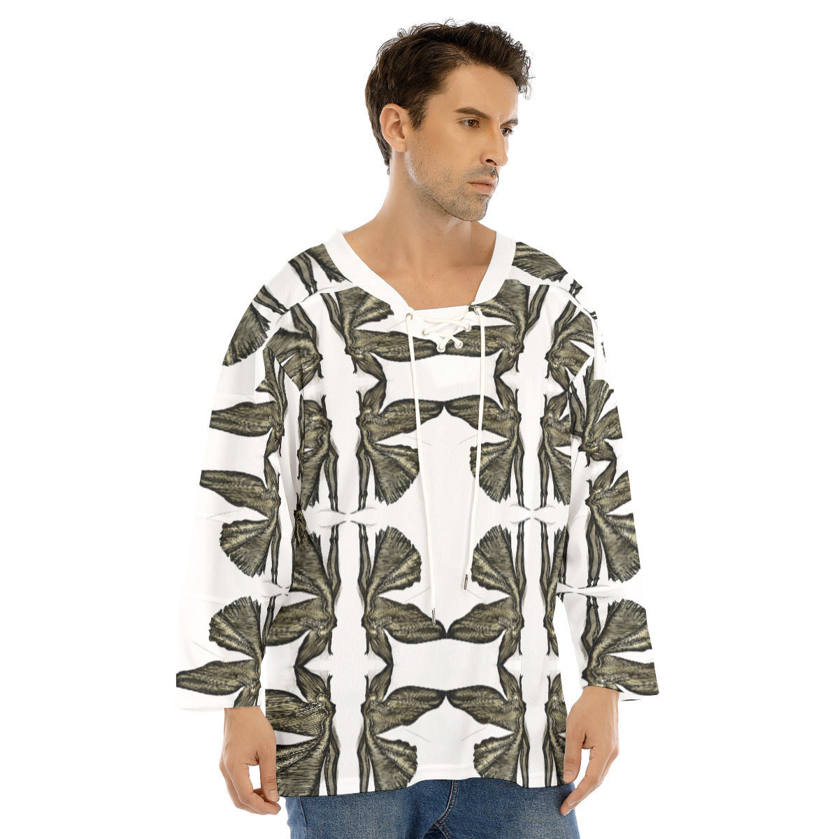 All-Over Print Men's Hockey Jersey