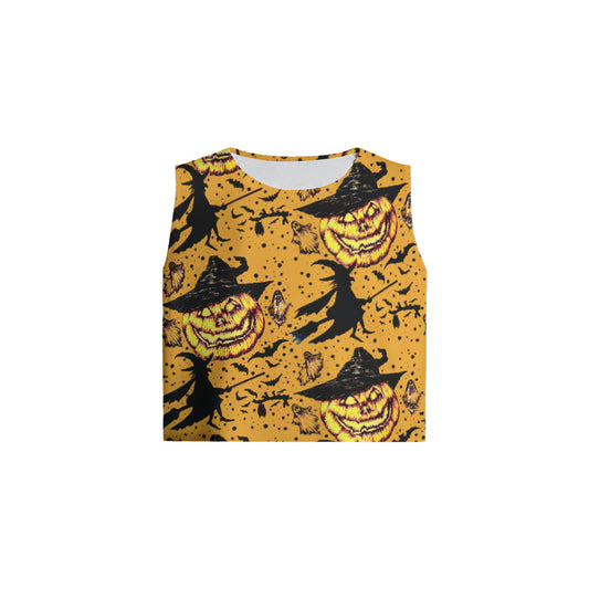 All-Over Print Women's Sleeveless T-Shirt|210GSM