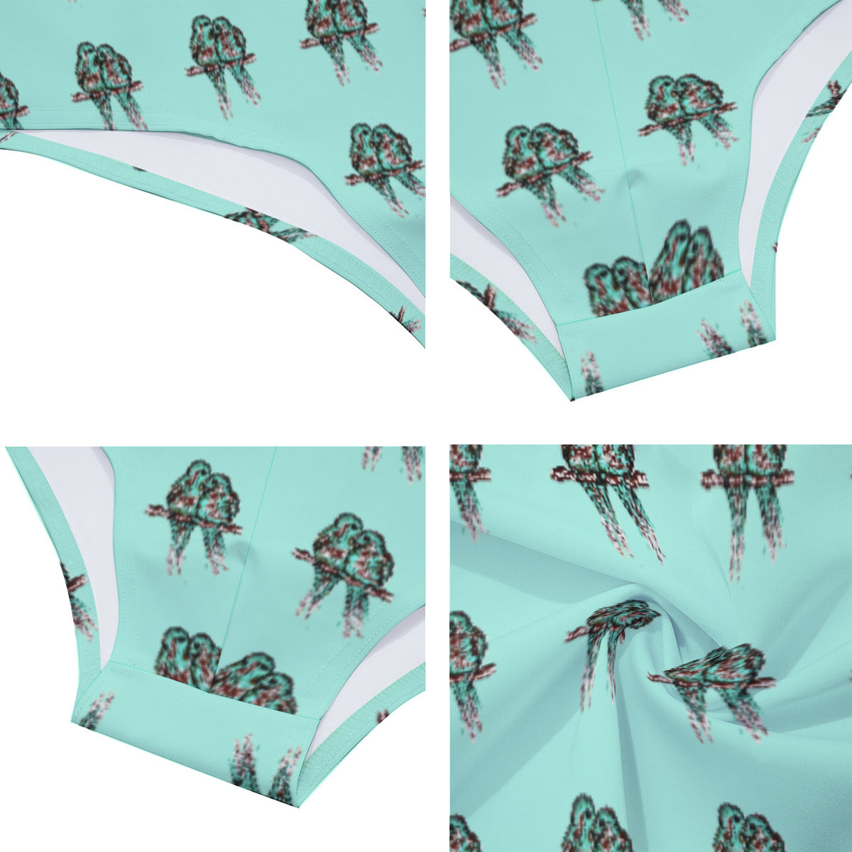 All-Over Print Men's Triangle Swim Trunks