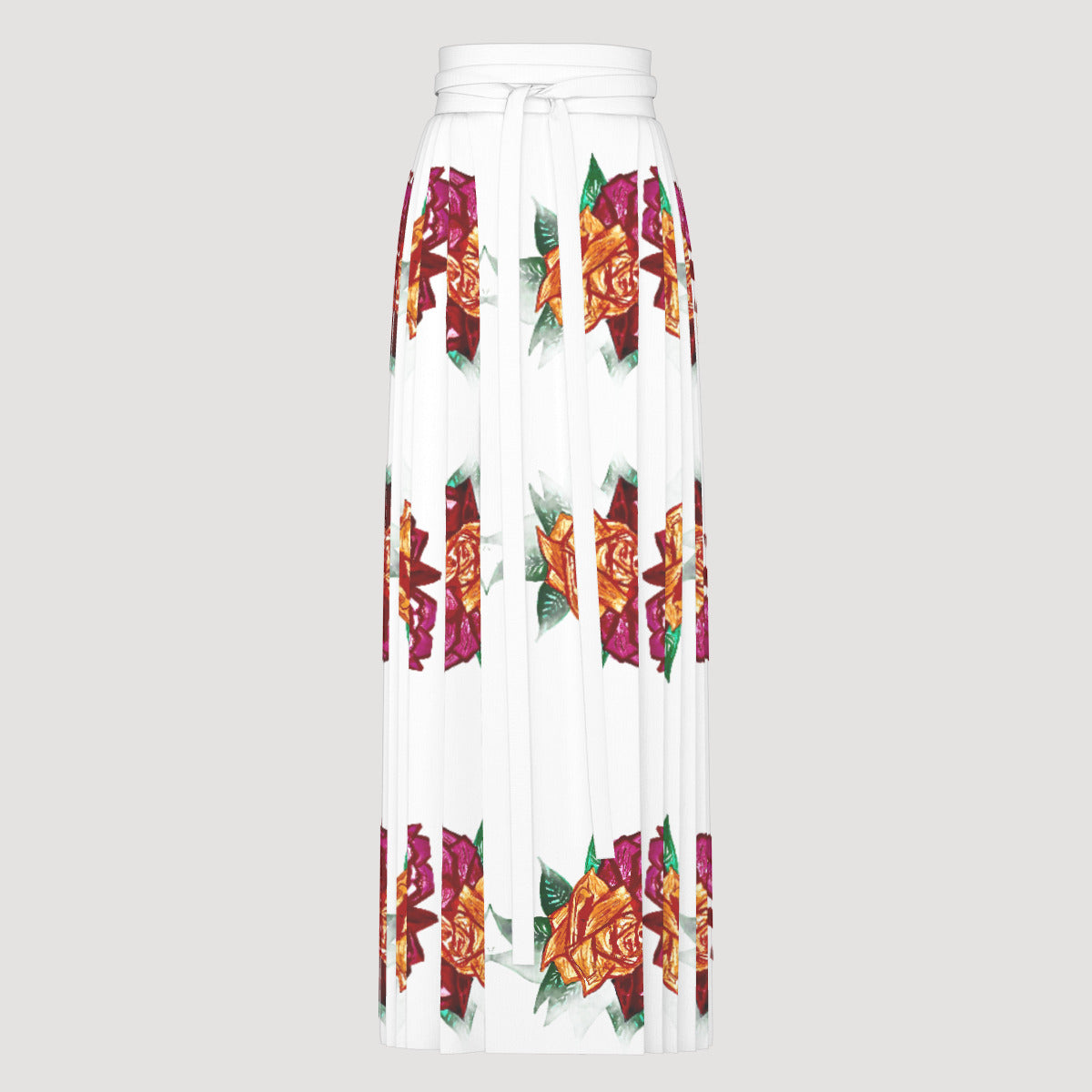 All-Over Print Women's  Traditional Chinese Pleated Skirt