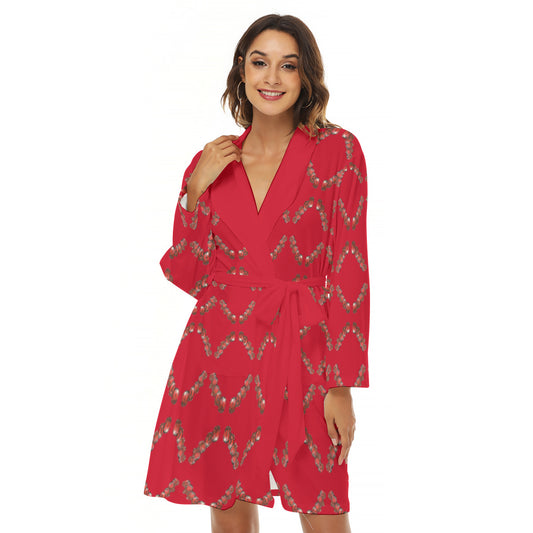 All-Over Print Women's Small Robe