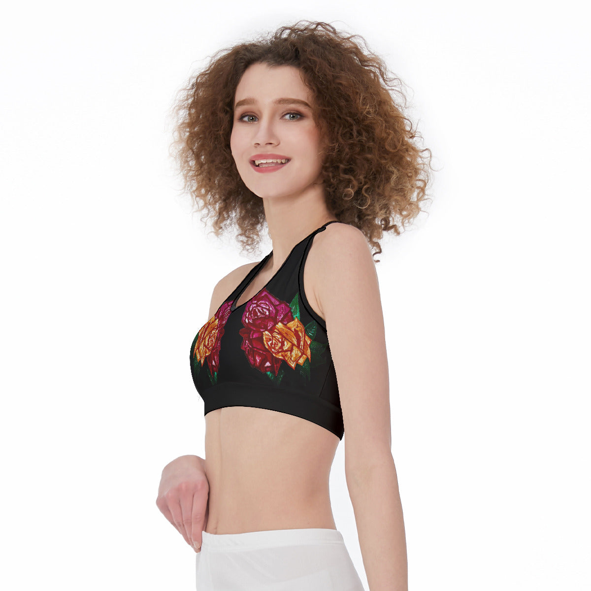 All-Over Print Sports Bra