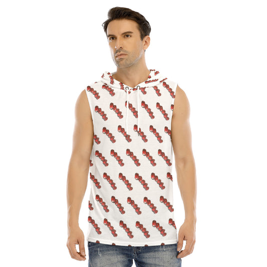 All-Over Print Men's Tank Hooded Vest