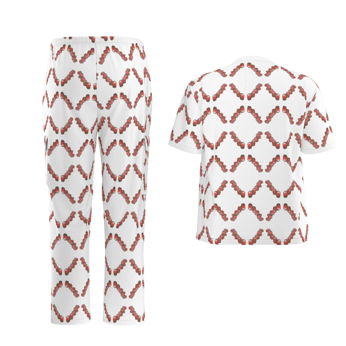 All-Over Print Unisex Scrub Set|Birdseye
