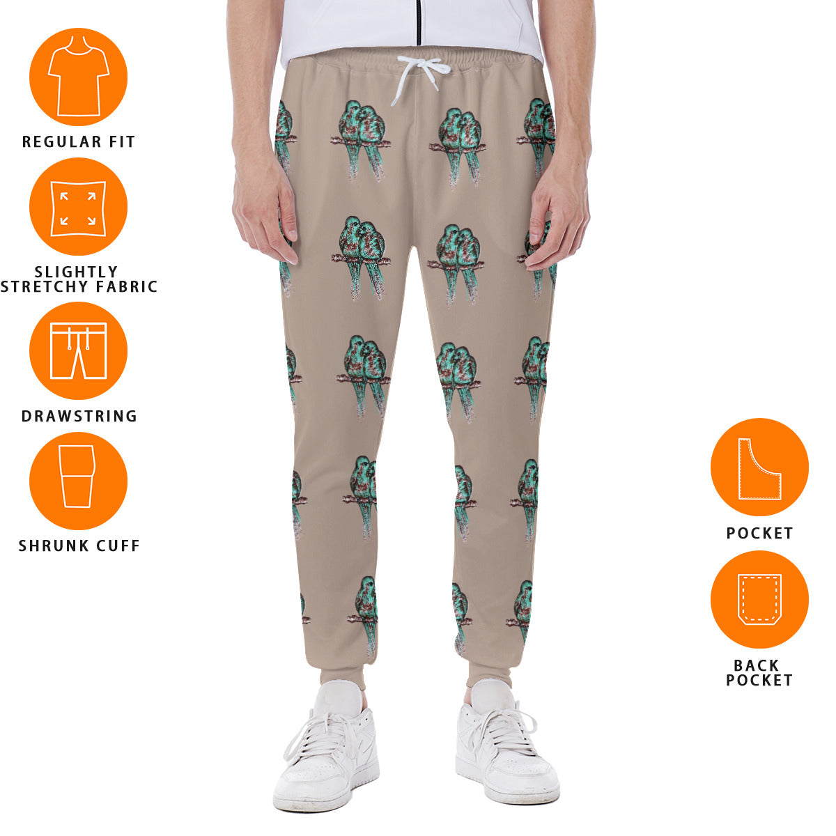 All-Over Print Men's Sweatpants