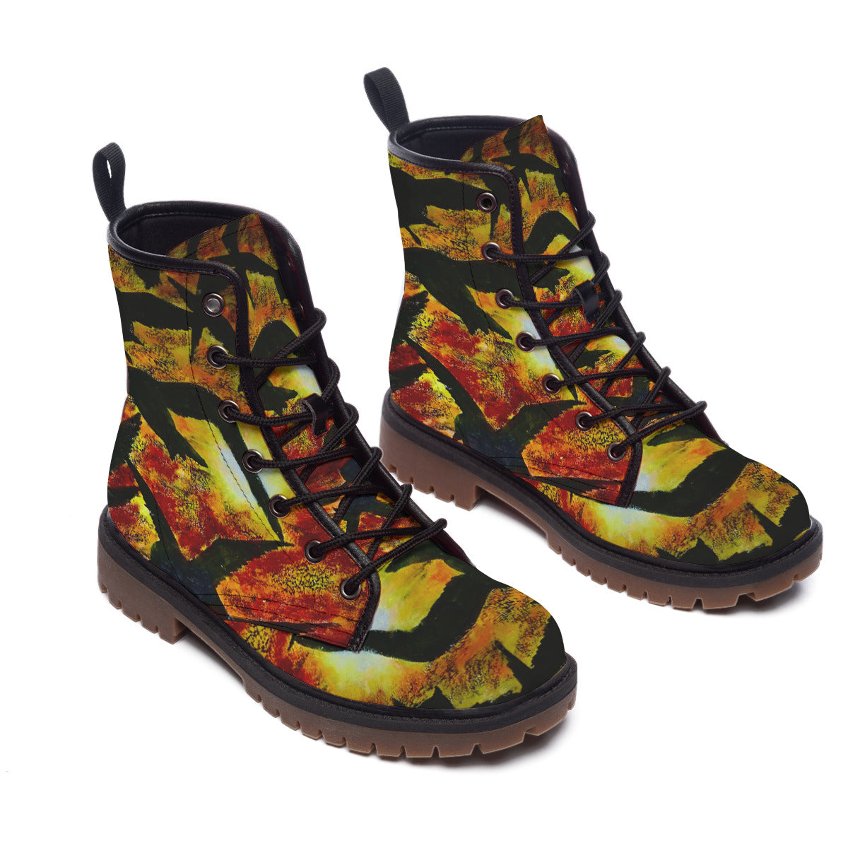 All-Over Print Men's Martin Short Boots