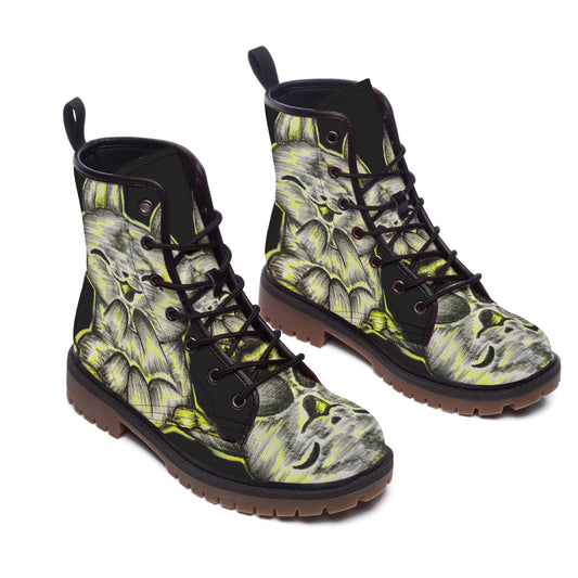 All-Over Print Women's Martin Short Boots