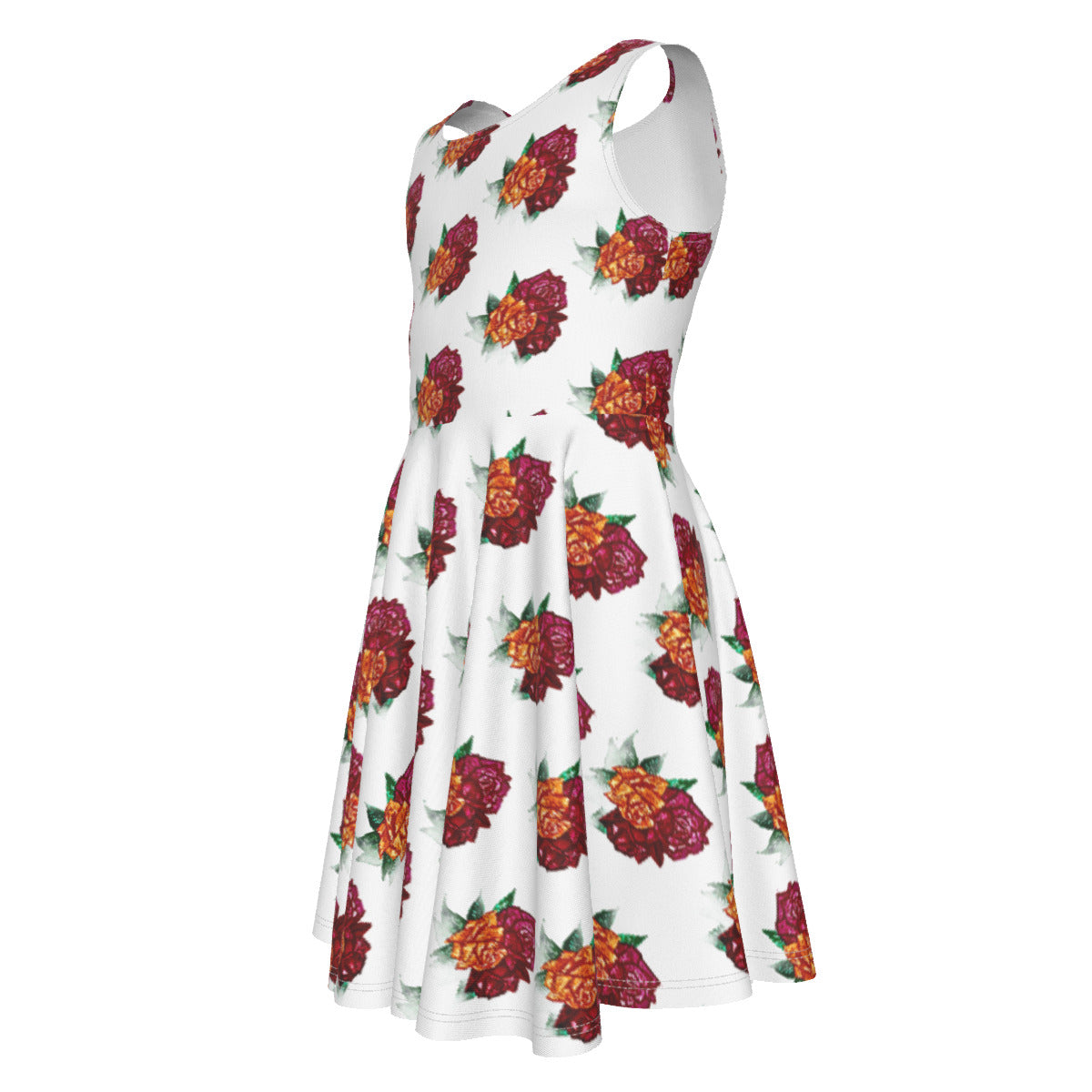 All-Over Print Kid's Sleeveless Vest Dress