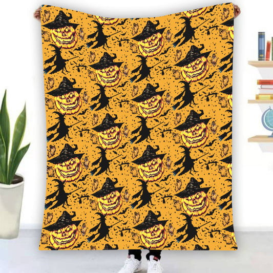Single-Side Printing Flannel Blanket