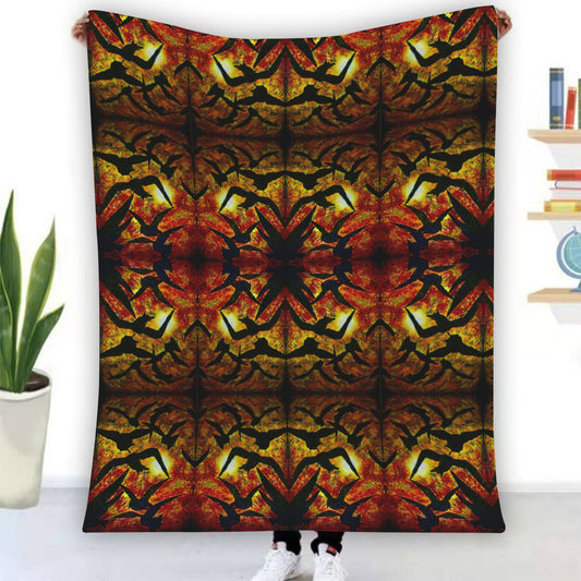 Single-Side Printing Flannel Blanket