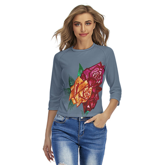 All-Over Print Women's Raglan Sleeves T-shirts