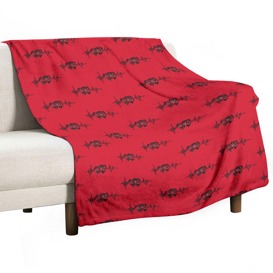 Single-Side Printing Flannel Blanket