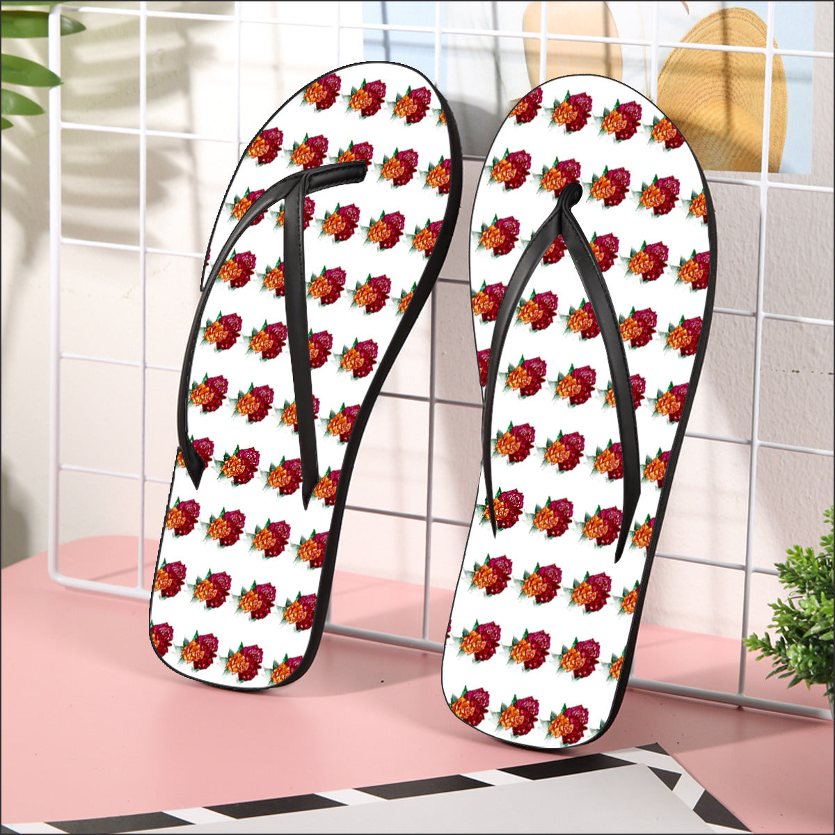 All-Over Print Women's Flip Flops