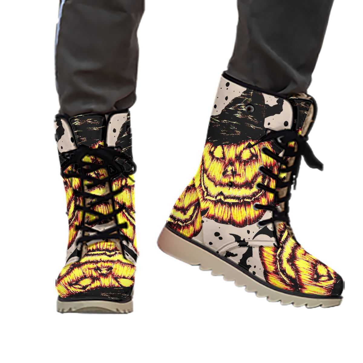 All-Over Print Women's Plush Boots