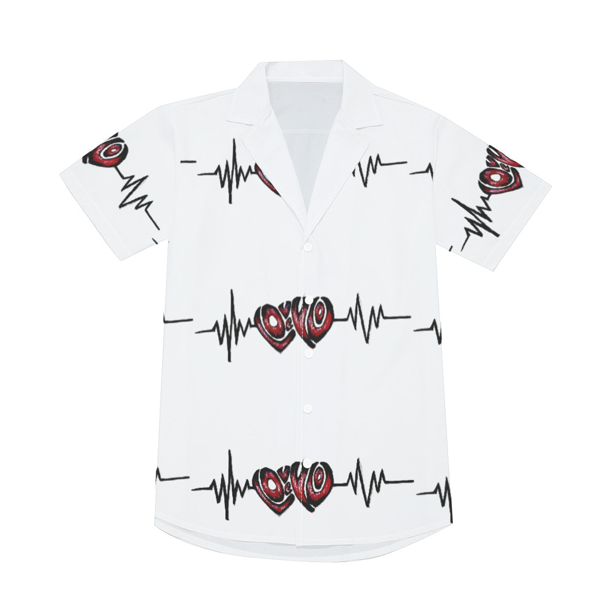 All-Over Print Men's Deep V-neck Short Sleeve T-shirt