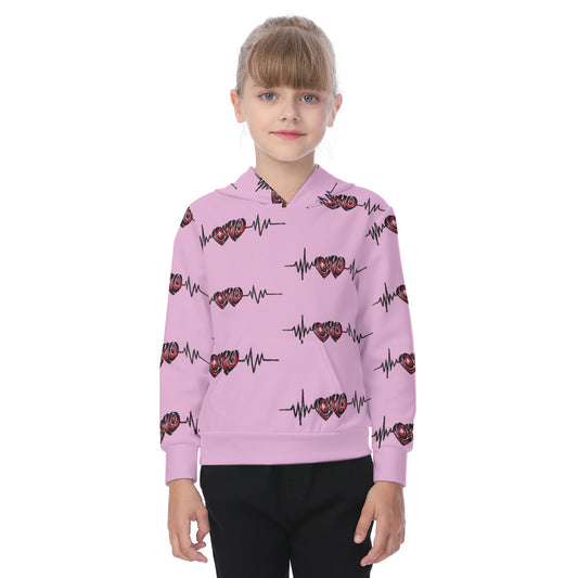 All-Over Print Kid's Heavy Fleece Hoodie