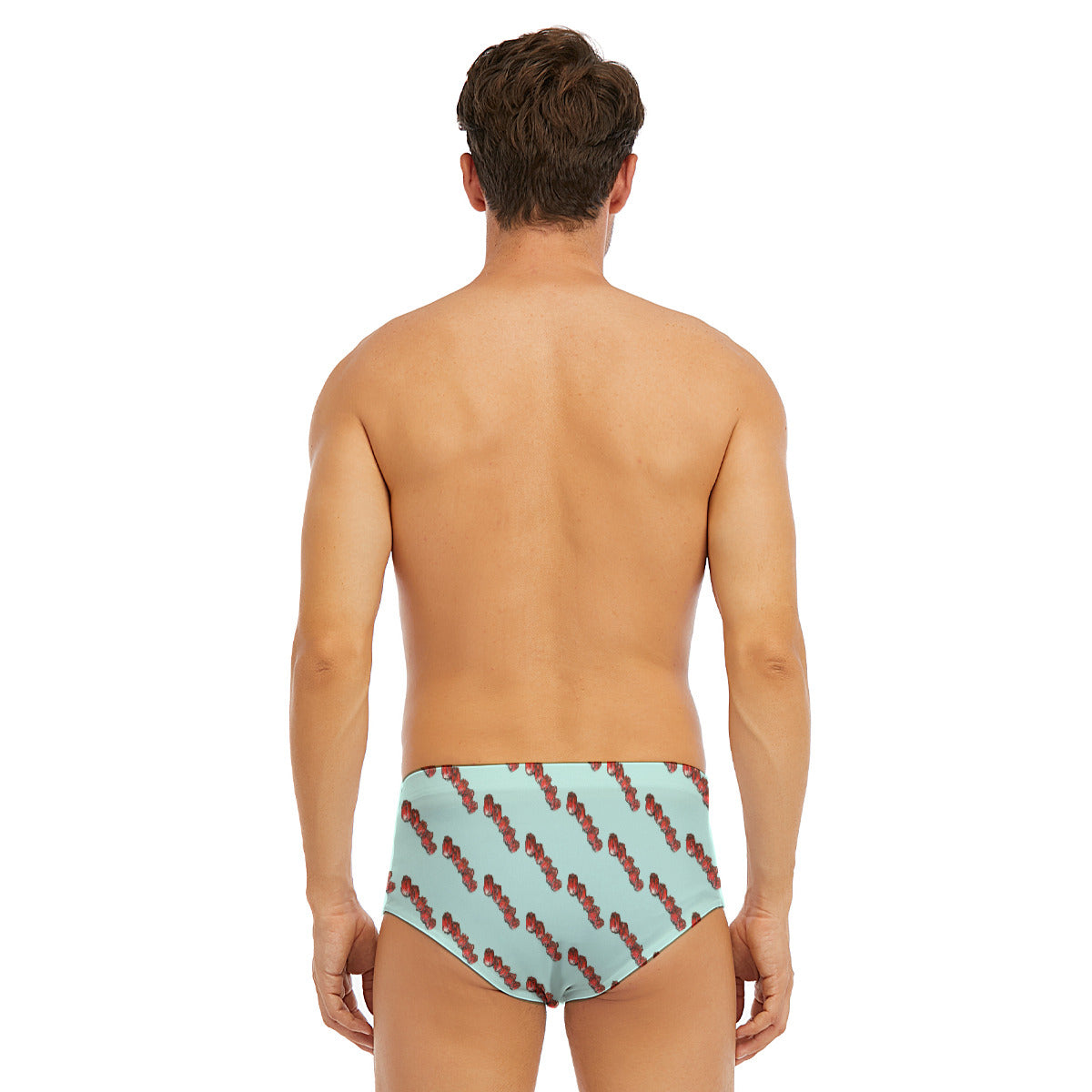All-Over Print Men's Triangle Swim Trunks