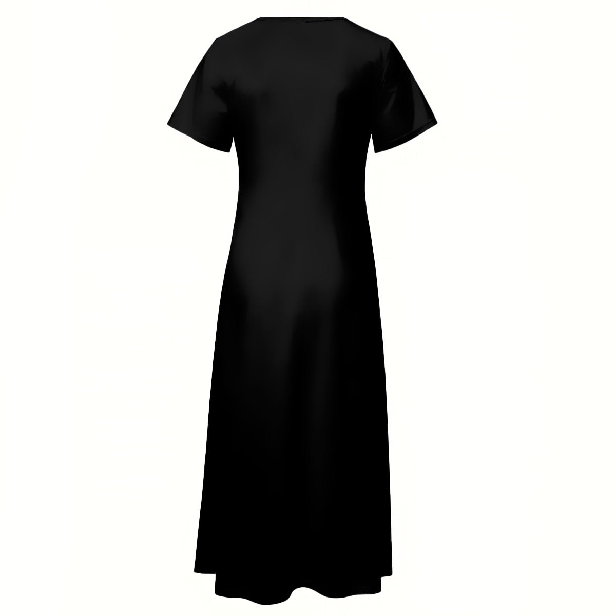 All-Over Print Women's V-neck Dress With Side Slit