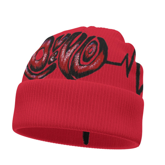 All-Over Print Knitted Hat