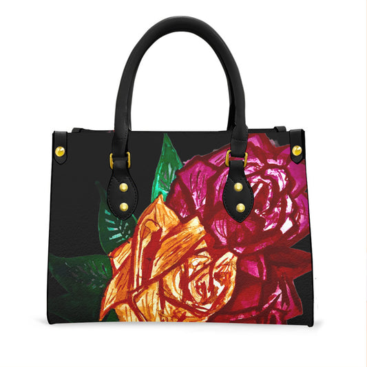 Women's Tote Bag With Black Handle