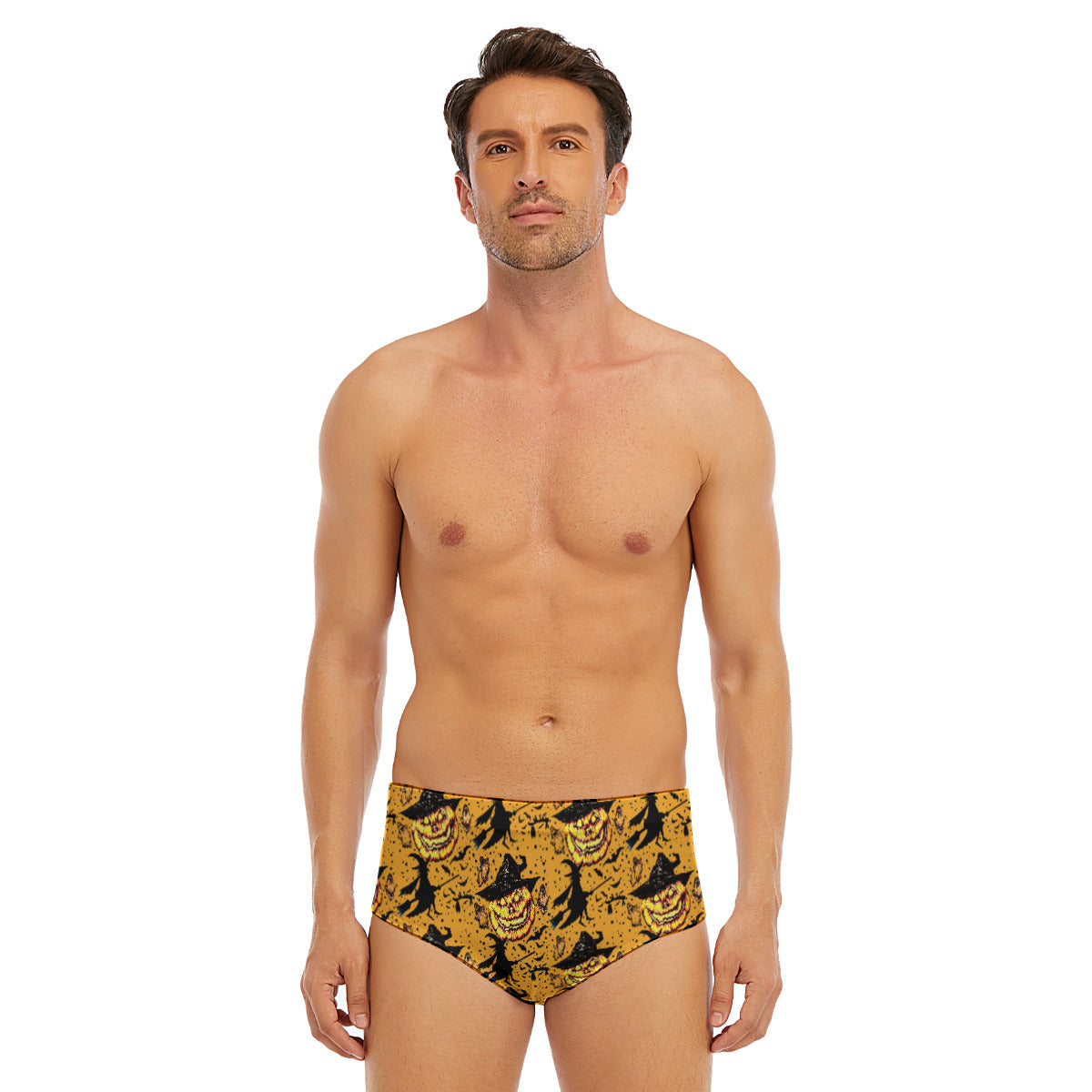 All-Over Print Men's Triangle Swim Trunks