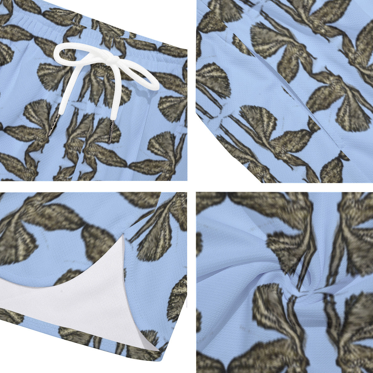 All-Over Print Men's Side Split Running Sport Shorts