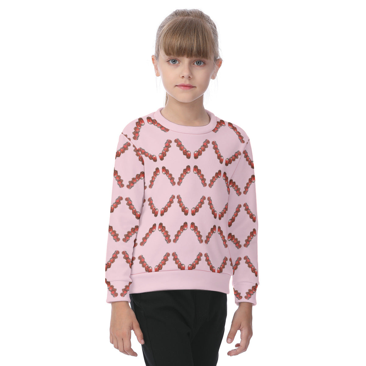 All-Over Print Kid's Heavy Fleece Sweatshirt