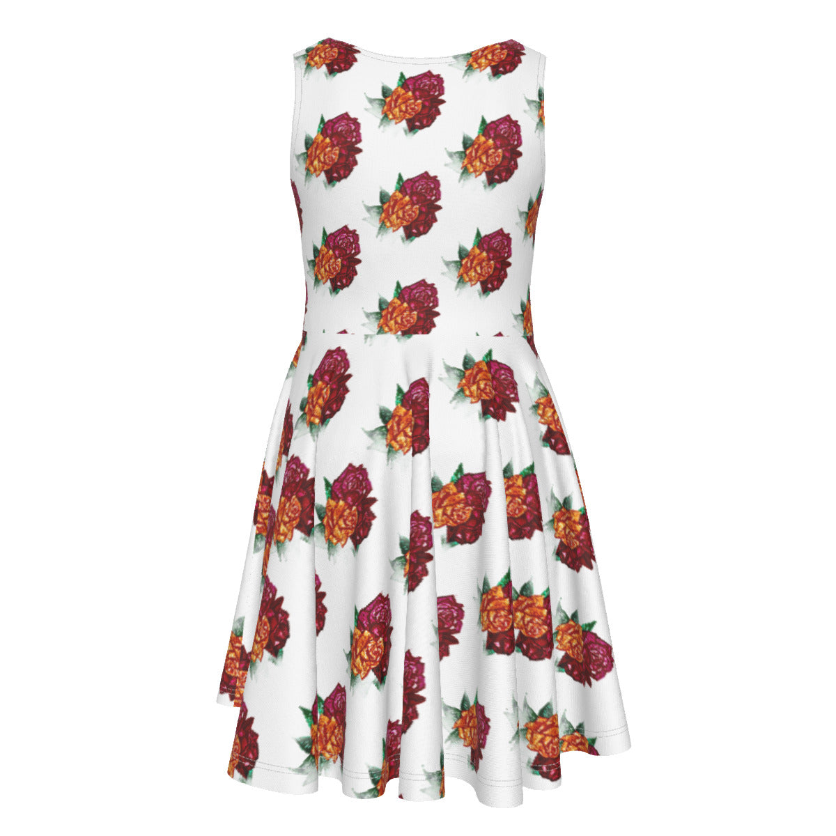 All-Over Print Kid's Sleeveless Vest Dress