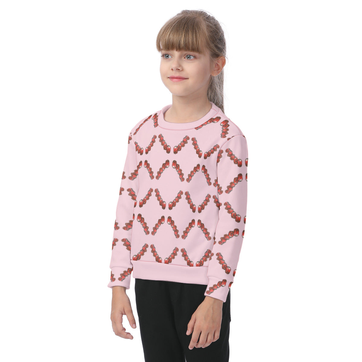All-Over Print Kid's Heavy Fleece Sweatshirt
