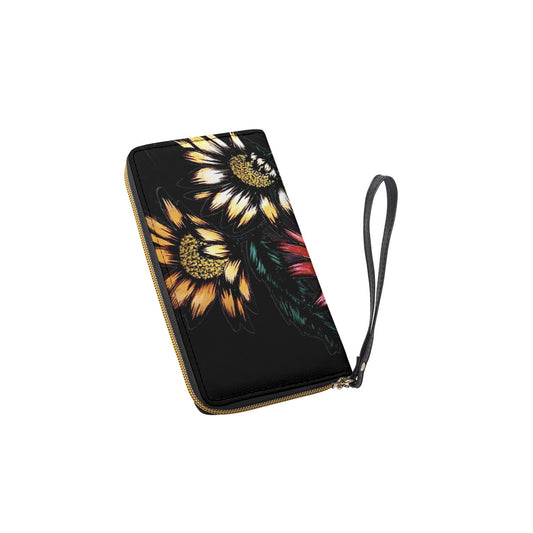 Long Wallet With Black Hand Strap