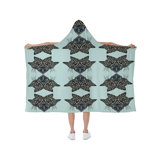 Hooded blanket With Soft Fleece Lining