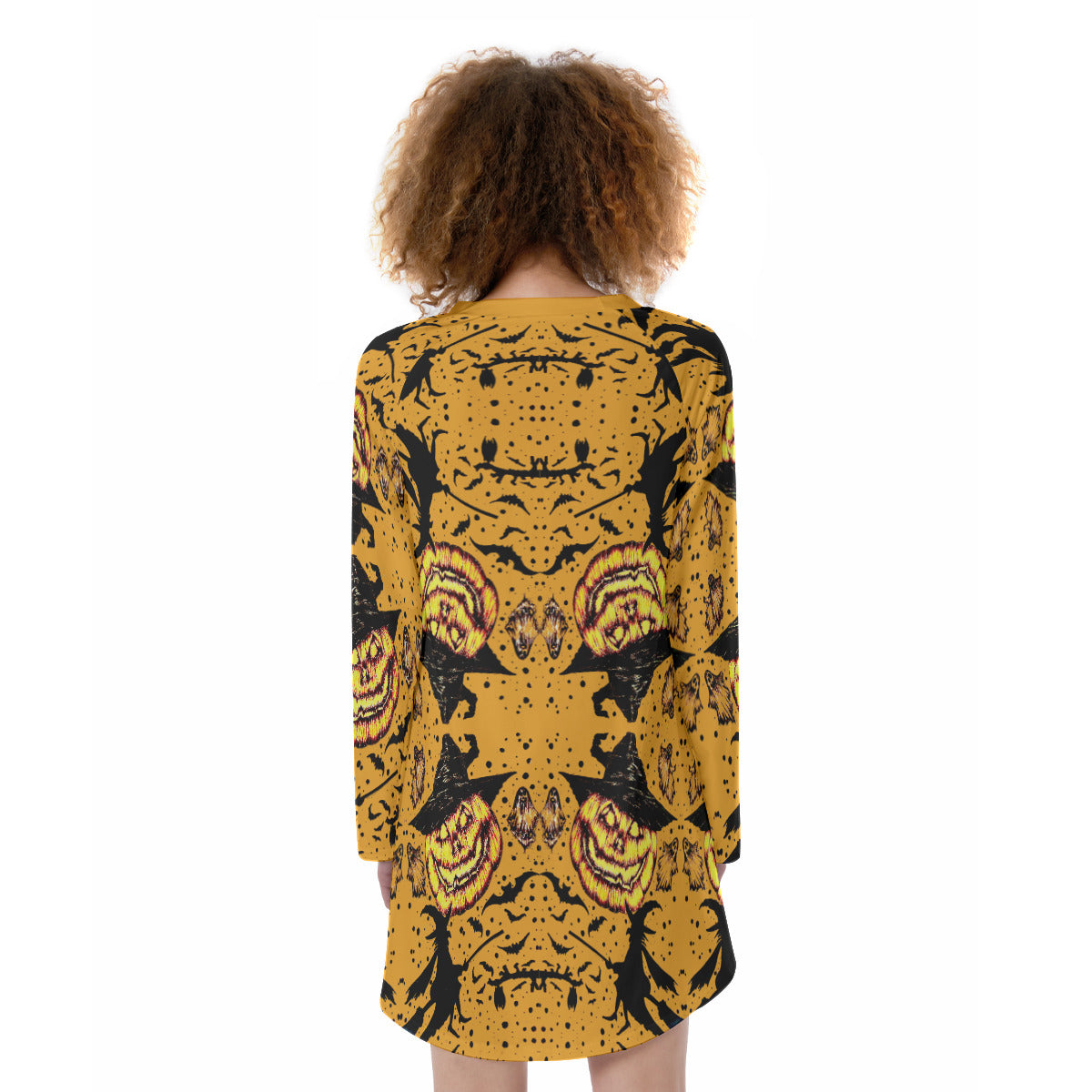 All-Over Print Women's Raglan Sleeve Dress