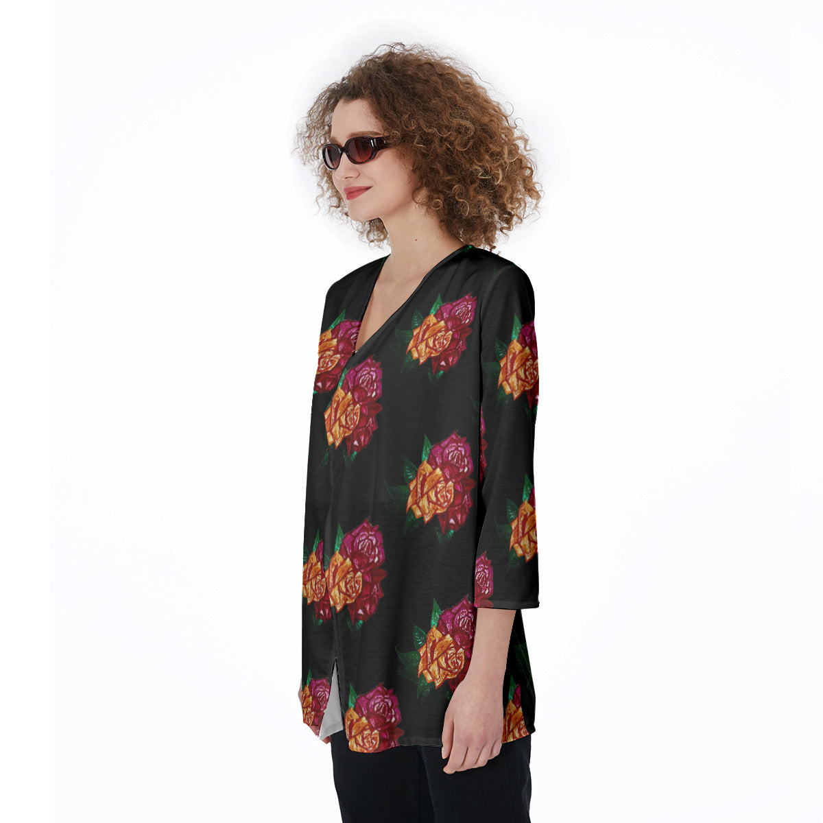 All-Over Print Women's Cardigan| JERSEY