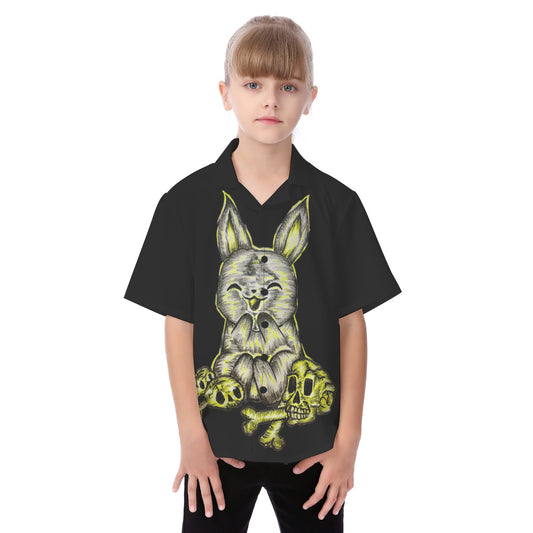 All-Over Print Kid's Hawaiian Vacation Shirt