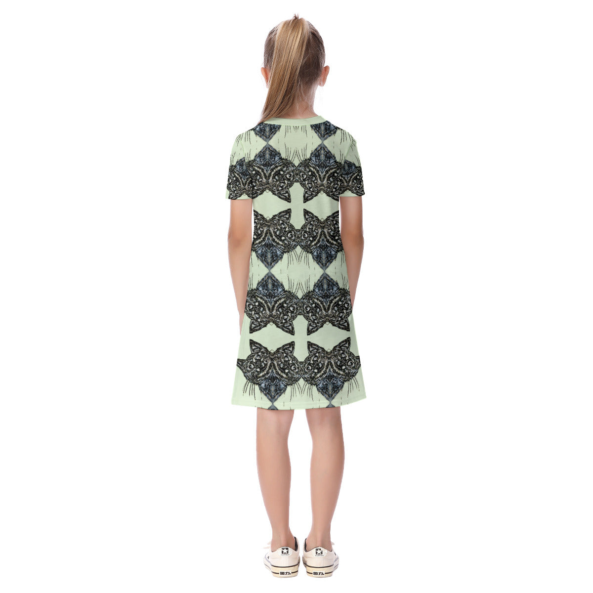 All-Over Print Kid's Short Sleeve Dress