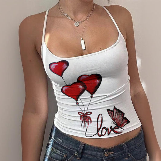 All-Over Print Women's Spaghetti Strap Tank Top