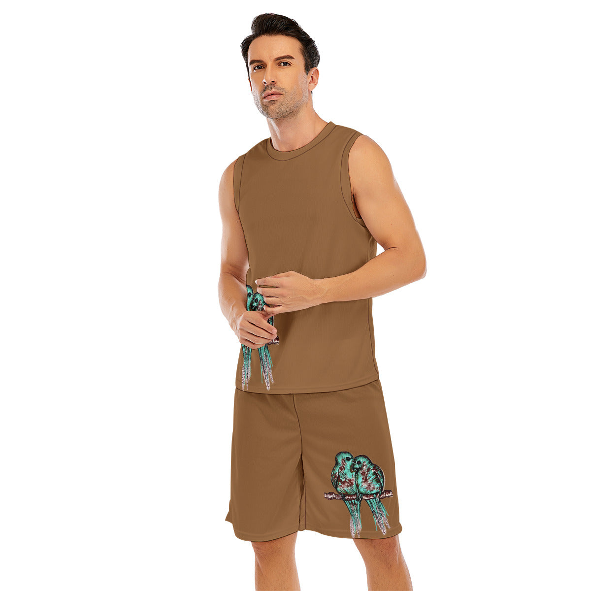 All-Over Print Men's Basketball Suit