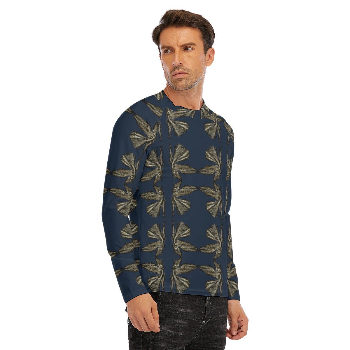 All-Over Print Men's Long Sleeve Tight surf clothing