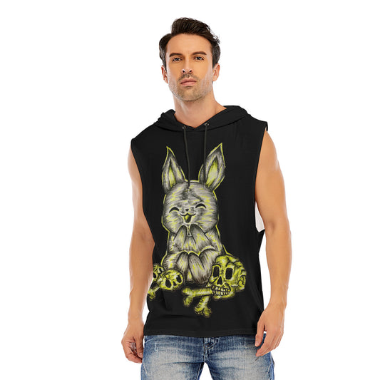 All-Over Print Men’s Sleeveless Pullover Hoodie